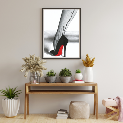 Love Is Louboutin's Wall Print - Red Bottom Heels Wall Print