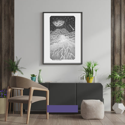 Lightning Storm Art Print