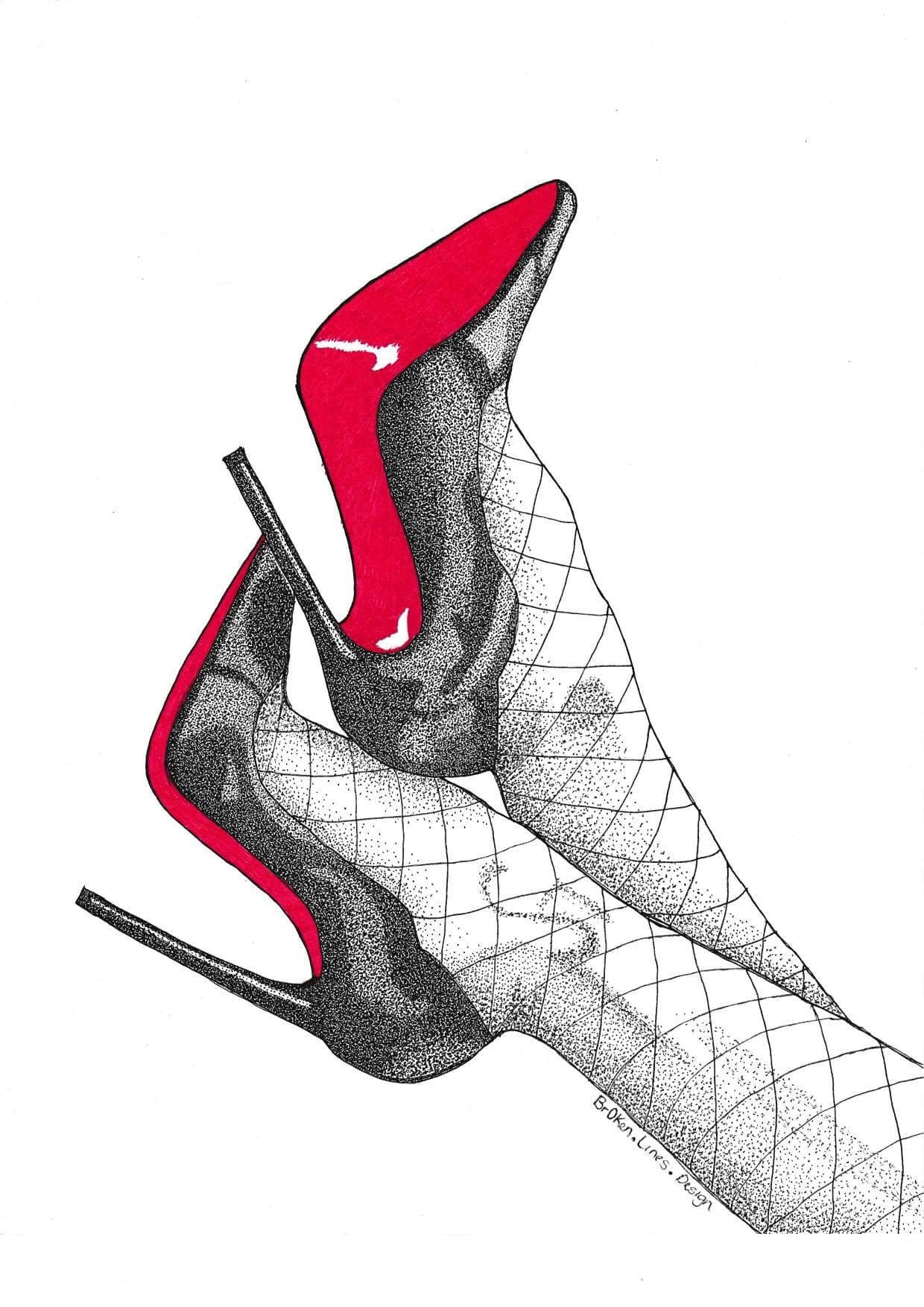 Christian Louboutin So Kate Heels Art Print.