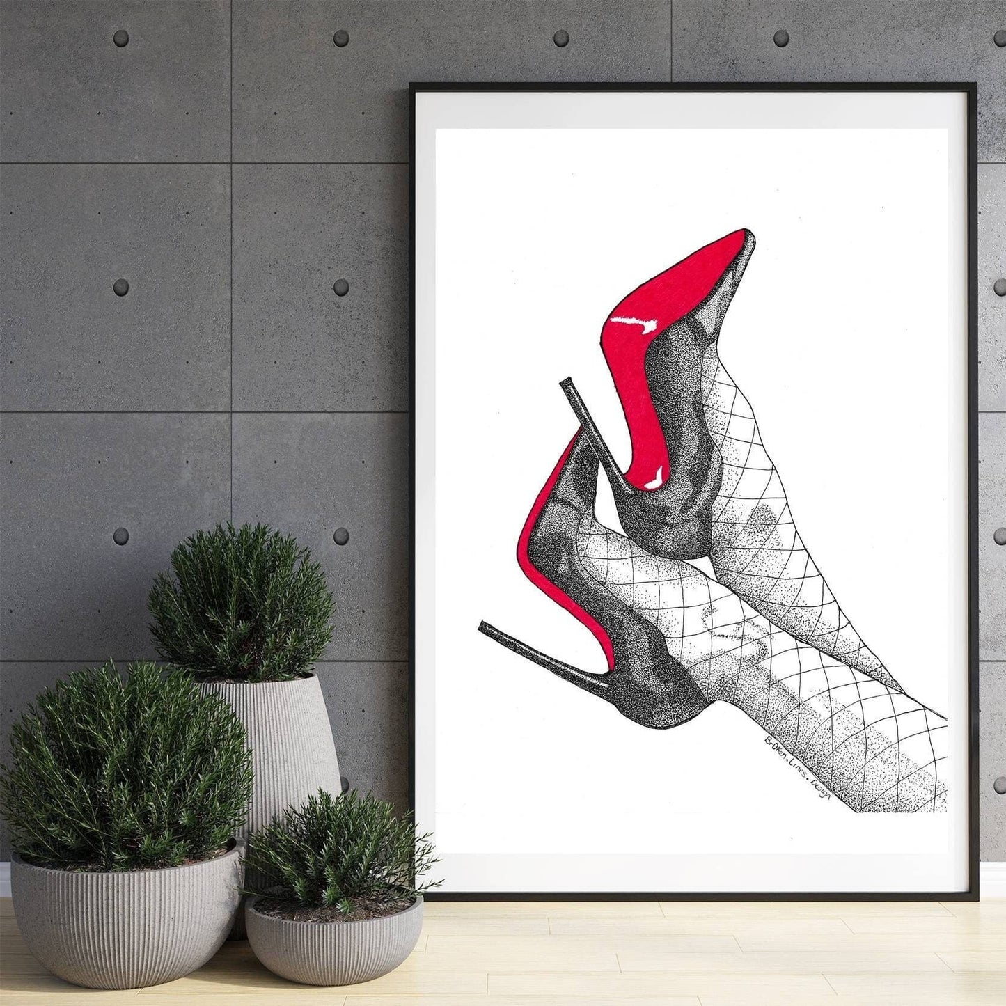 Christian Louboutin So Kate Heels Art Print.