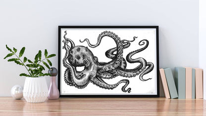 Kraken Beach Wall Picture.