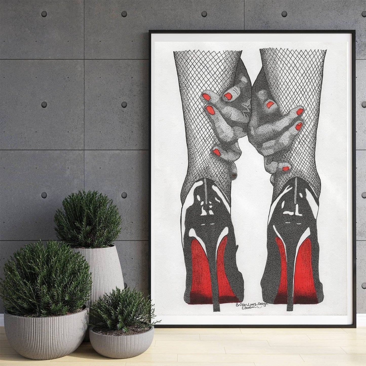 Christian Louboutin So Kate Provocative Heels Art Print.