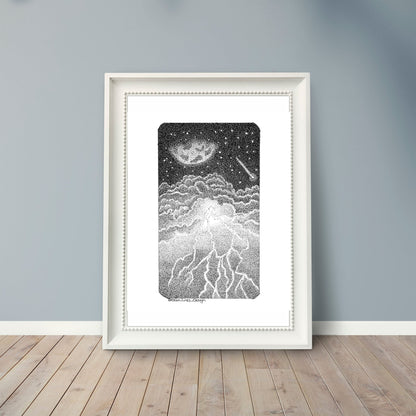 Lightning Storm Art Print.