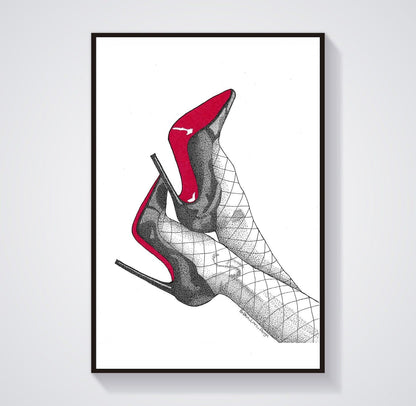 Christian Louboutin So Kate Heels Art Print.