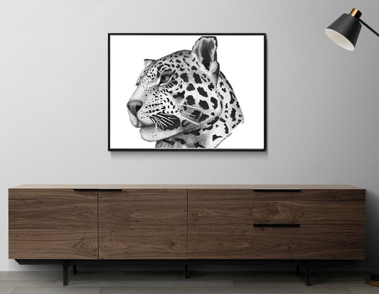 Jaguar Big Cat Art Print.